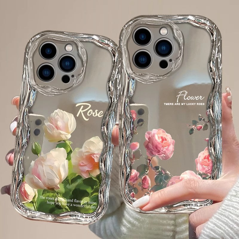 Rose Flower Design Is Suitable Phone Cases
