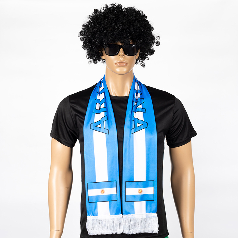 👉 World Cup 2026 Soccer Scarf Football Fan Supporter Team Scarf Choose Your Country