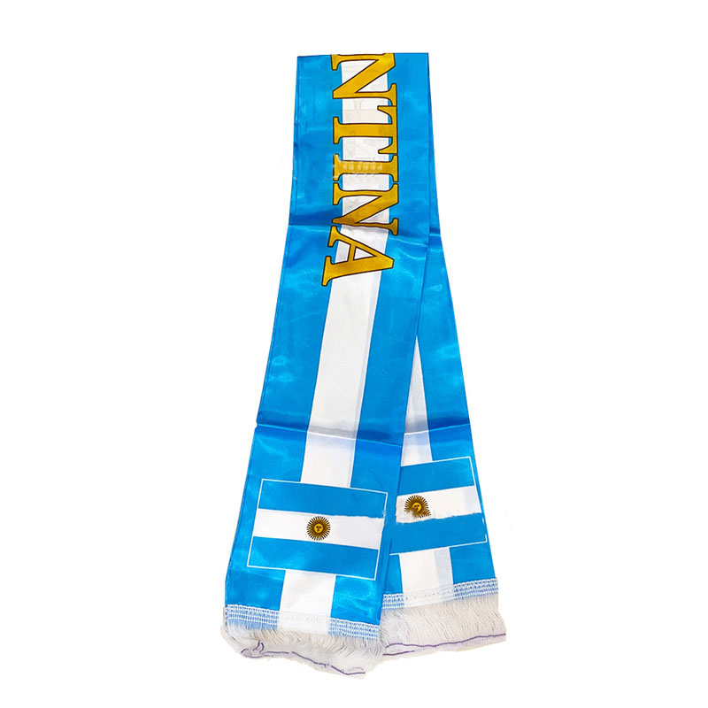 👉 World Cup 2026 Soccer Scarf Football Fan Supporter Team Scarf Choose Your Country